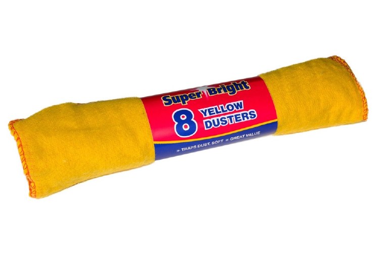 SUPERBRIGHT 8 YELLOW DUSTERS