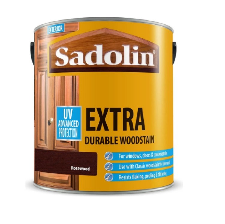 SADOLIN EXTRA DURABLE WOODSTAIN - ROSEWOOD 500ML