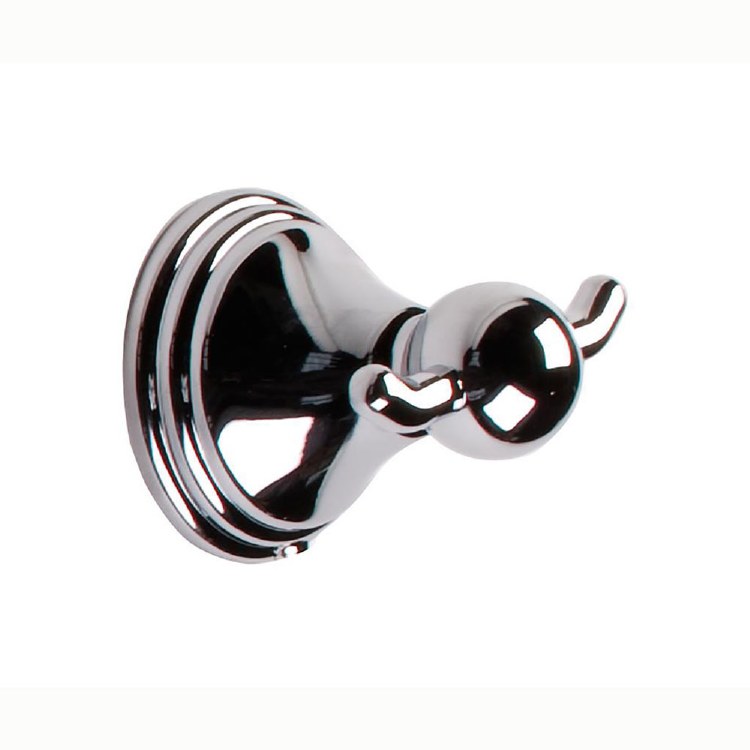 TEMA ARNO DOUBLE ROBE HOOK CHROME