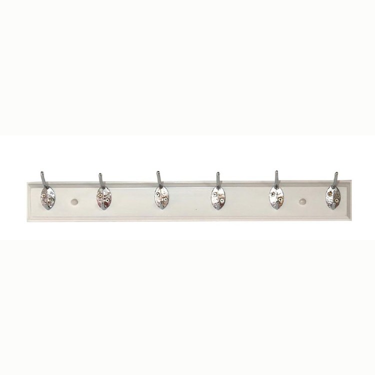 TEMA COAT HOOK 6 PIN WHITE