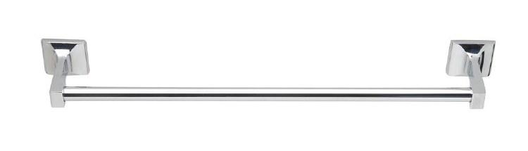 TEMA ROMA CHROME TOWEL RAIL 18 INCHES