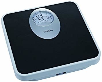TERRAILLON BLACK BATHROOM SCALES