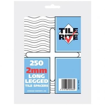 TILE SPACERS 2MM X PACK 250