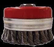 TWIST KNOT WIRE CUP BRUSH STAINLESS STEEL M14X75TK