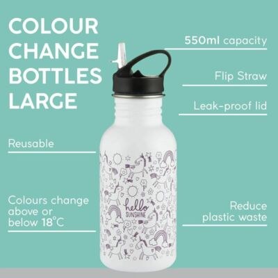 TYPHOON PURE KIDS COLOUR CHANGER HELLO BOTTLE 550ML