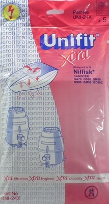 UNIFIT XTRA VACUUM BAGS FOR NILFISK - UNI24X