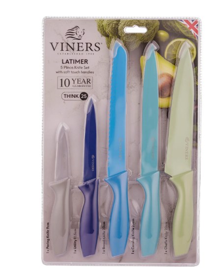 VINERS 5 PIECE LATIMER KNIFE SET