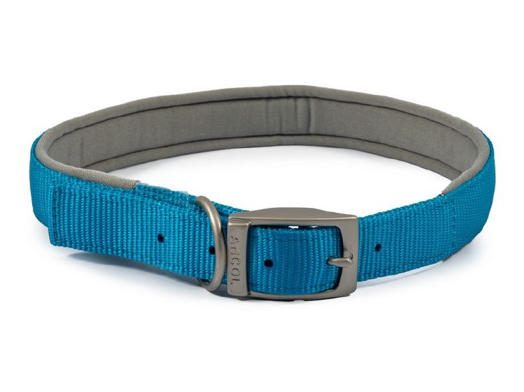 ANCOL VIVA DOG COLLAR BLUE SIZE 8