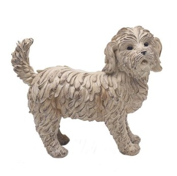 HAPPY PAWS WAGGY TAILS STOOD DOG ORNAMENT