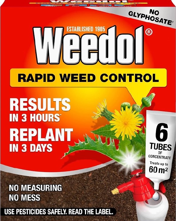 WEEDOL RAPID WEED CONTROL 6 TUBES