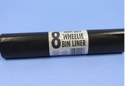 WHEELIE HEAVY DUTY BIN LINER - 8PACK 240L
