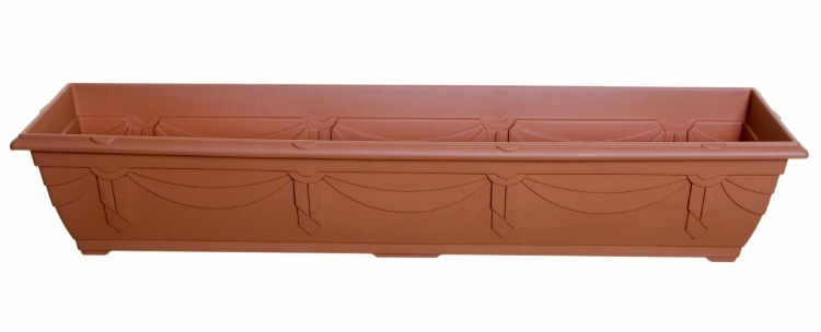 WHITEFURZE 90CM VENETIAN WINDOW BOX - TERRACOTTA