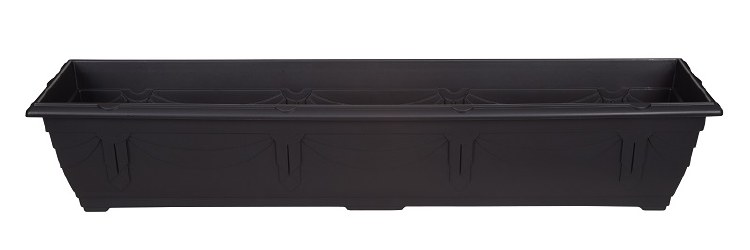 WHITEFURZE 90CM VENETIAN WINDOW BOX - BLACK