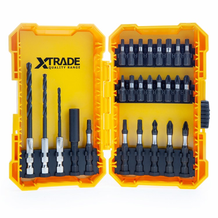 XTRADE 26 PC IMPACT DRILL &amp; DRIVE BIT SET