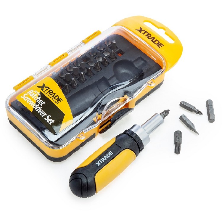 XTRADE 38 PIECE RATCHET SCREWDRIVER SET
