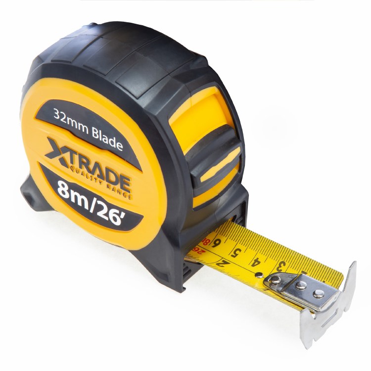 XTRADE TAPE MEASURE 8M/26FT