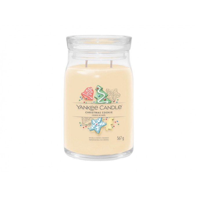 YANKEE CANDLE CHRISTMAS COOKIE LARGE JAR