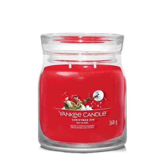 YANKEE CANDLE CHRISTMAS EVE MEDIUM JAR