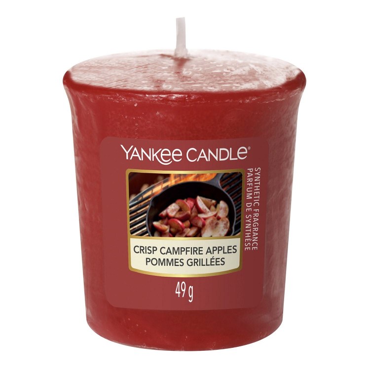 YANKEE CANDLE CRISP CAMPFIRE APPLE VOTIVE