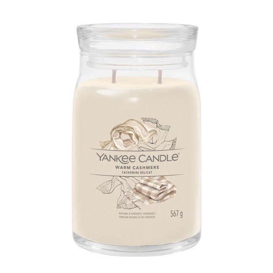 YANKEE CANDLE WARM CASHMERE LARGE JAR
