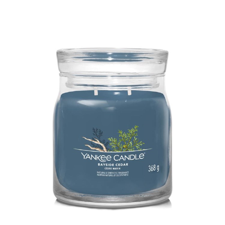 YANKEE CANDLE BAYSIDE CEDAR MEDIUM JAR