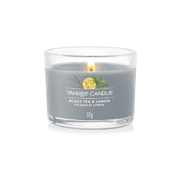 YANKEE CANDLE BLACK TEA AND LEMON FILLED VOTIVE