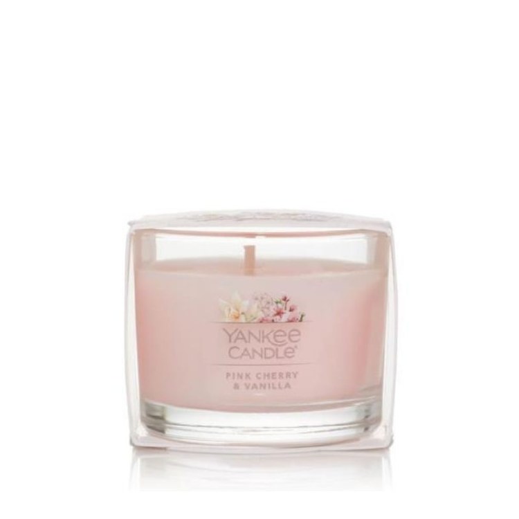 YANKEE CANDLE PINK CHERRY AND VANILLA FILLED VOTIVE