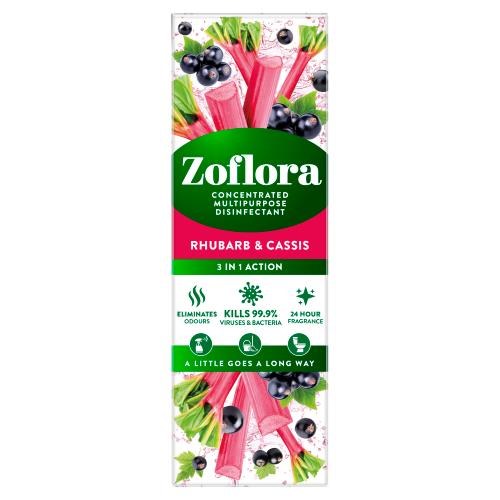 ZOFLORA CONCENTRATED DISINFECTANT - RHUBARB &amp; CASSIS 250ML