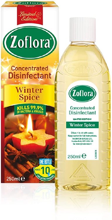 ZOFLORA CONCENTRATED DISINFECTANT - WINTER SPICE 250ML