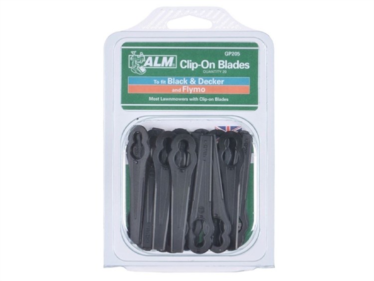 ALM FLYMO PLASTIC LAWNMOWER  CLIP ON BLADES