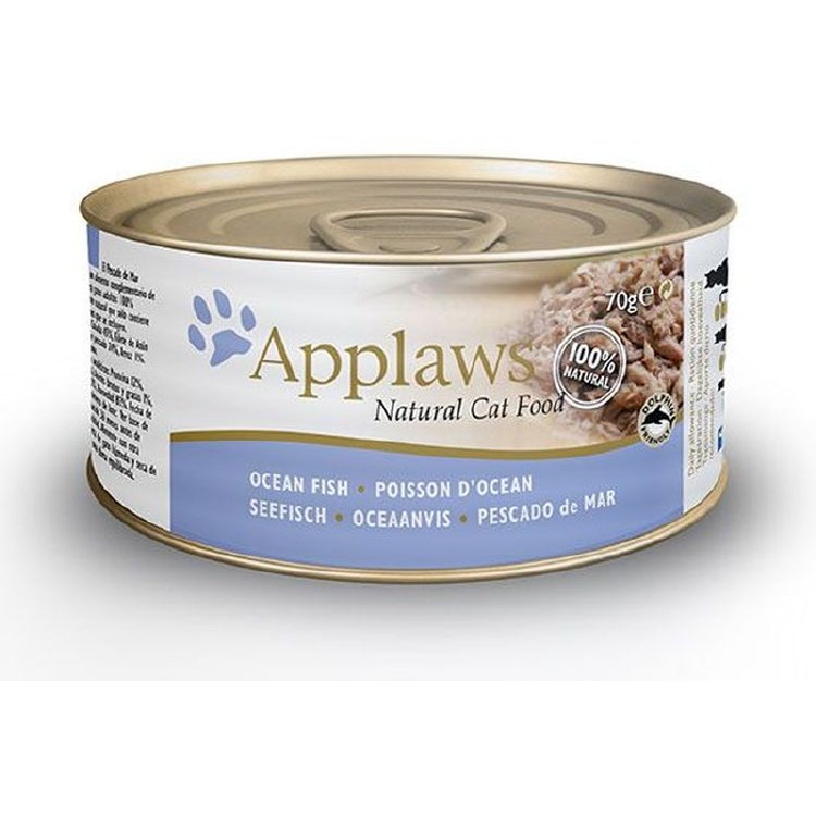 APPLAWS OCEAN FISH 70G CAT FOOD TIN