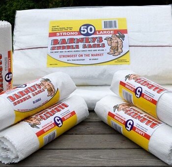 BARNEY RUBBLE SACKS PACK OF 5