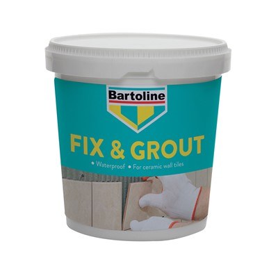 BARTOLINE READY MIXED WATERPROOF FIX &amp; GROUT 1KG