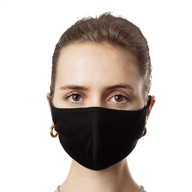 REUSEABLE BLACK FACE MASK