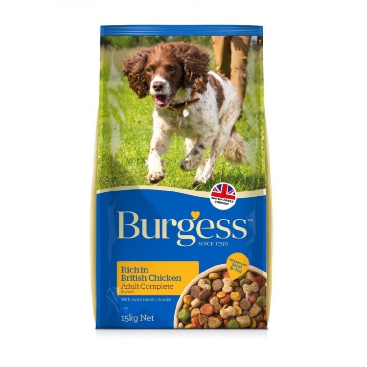 BURGESS SUPA DOG ADULT CHICKEN 15KG