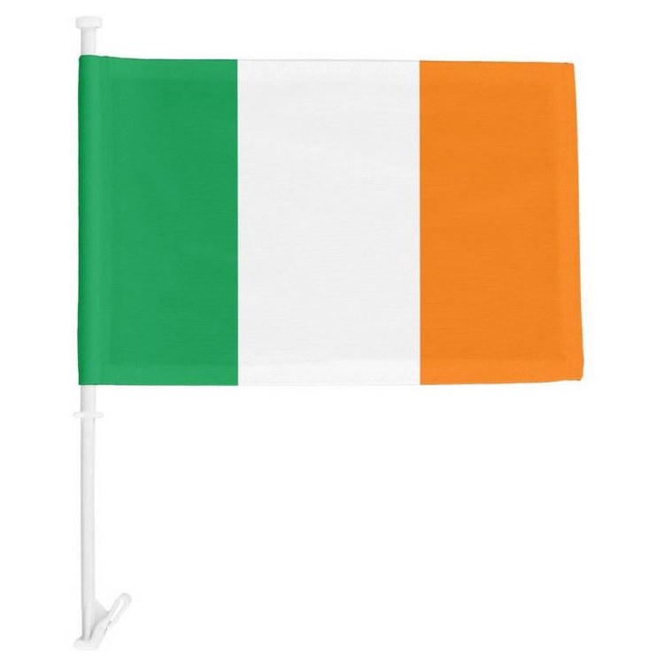 IRELAND CAR FLAG