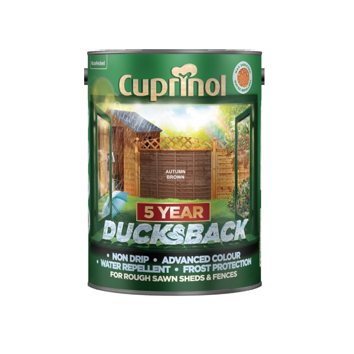 CUPRINOL  5 YEAR DUCKBACK - AUTUMN BROWN 5L