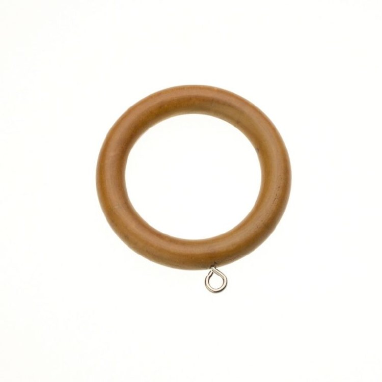 DE VIELLE 35MM WOODEN CURTAIN RING 10PK