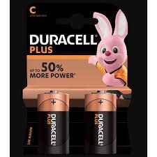 DURACELL C BATTERY 2PK