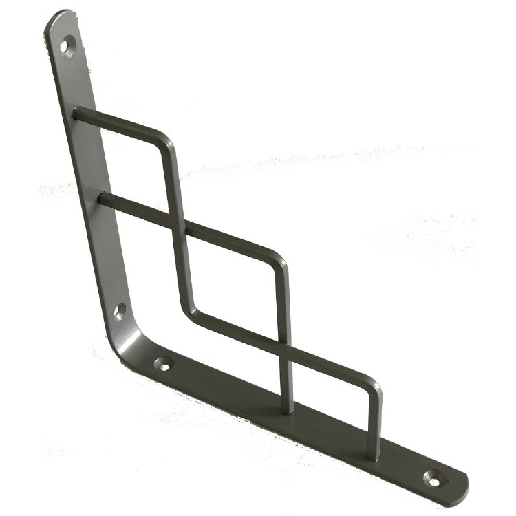 DURALINE STEP BRACKET MATT SILVER 14.5CM