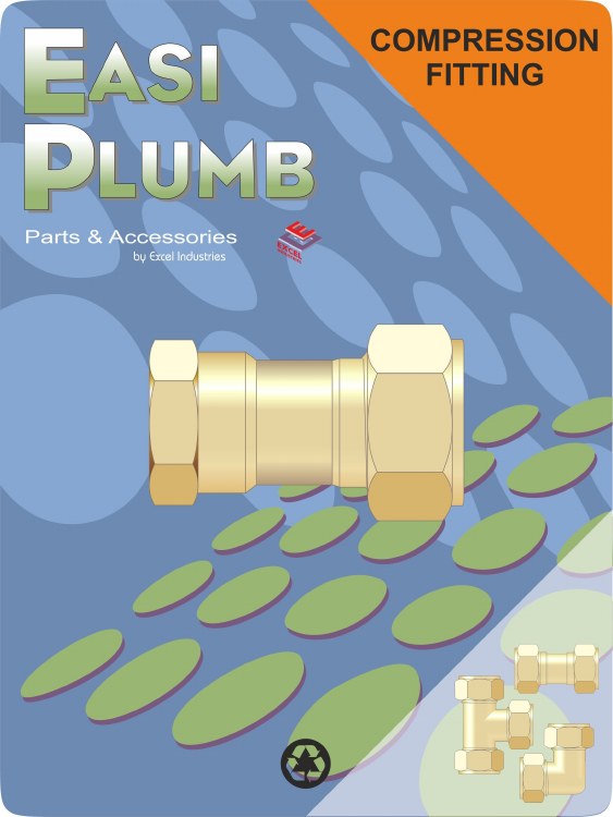 EASIPLUMB 1/2&quot;X3/4 F1 STRAIGHT