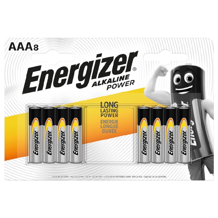 ENERGIZER AAA BATTERIES - 8 PACK
