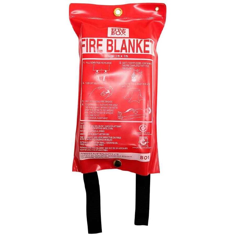 FIREBLITZ FIRE BLANKET 1M X 1MTR