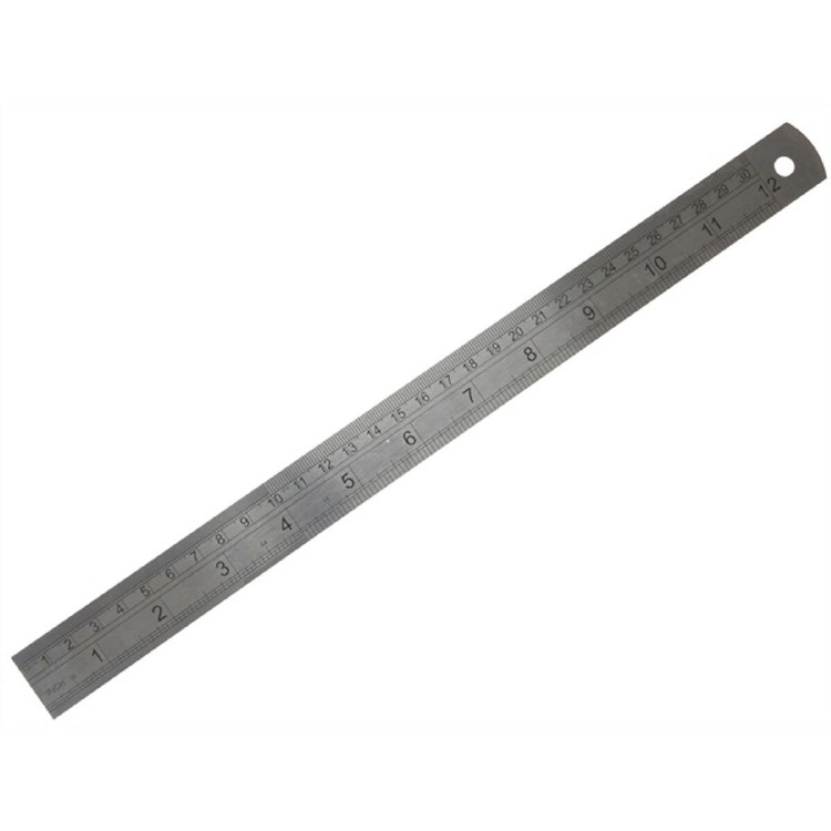 FISCO SS STEEL RULE 12"