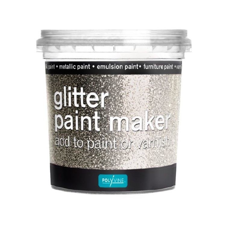 GLITTER PAINT MAKER SILVER 75GR