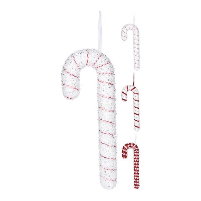 HANGING CANDY CANE 34CM