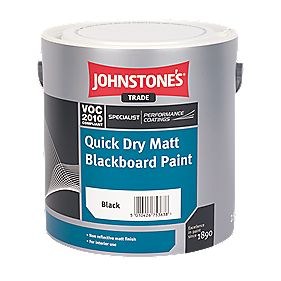 JOHNSTONE QUICK DRY MATT BLACKBOARD 2.5 LTR