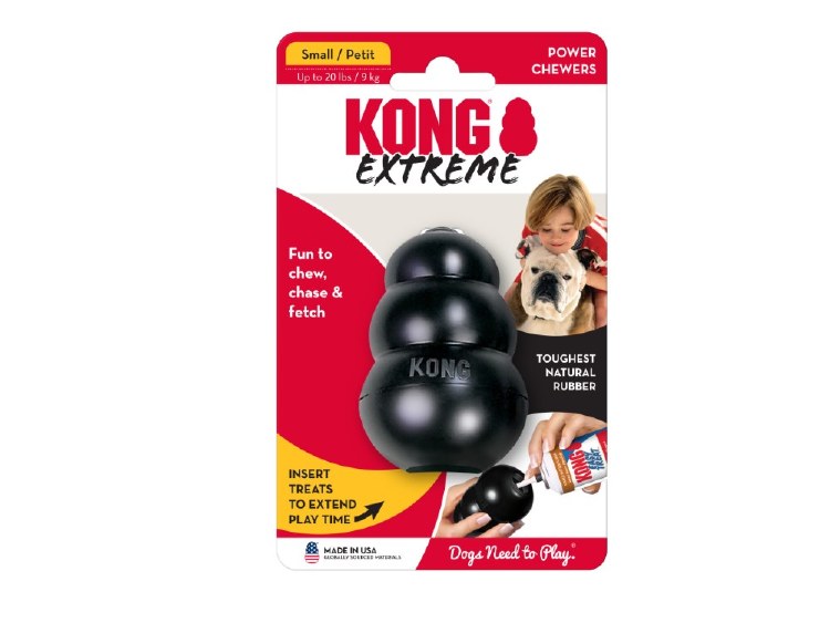 KONG TOY EXTREME BLACK-SMALL