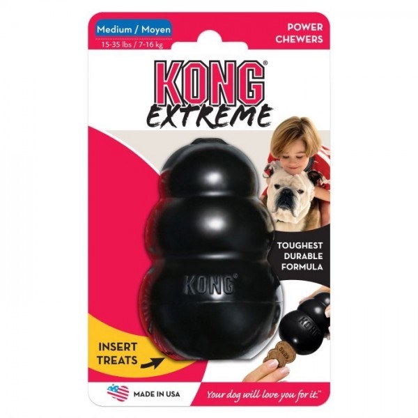 KONG EXTREME TOY BLACK - MEDIUM