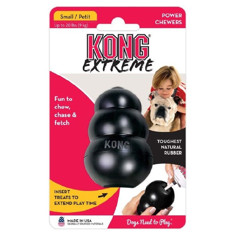 KONG TOY EXTREME BLACK-SMALL